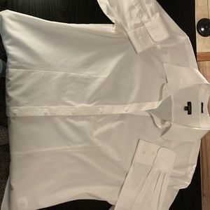 WHITE PLUS TALBOTS NEW BLOUSE